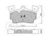 CIFAM 822-655-1 Brake Pad Set, disc brake